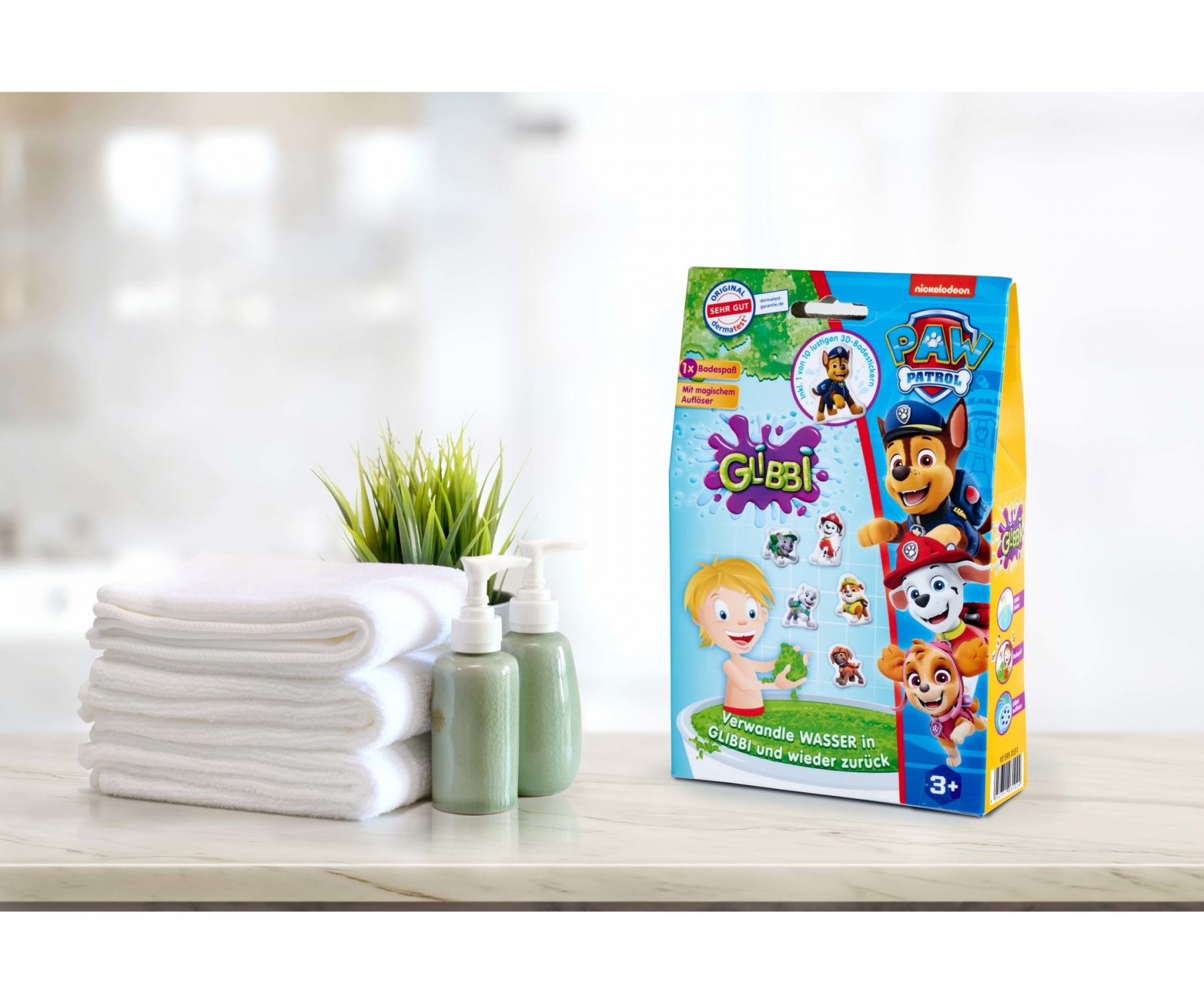 Simba Toys Glibbi Paw Patrol Adesivo per vasca Multicolore