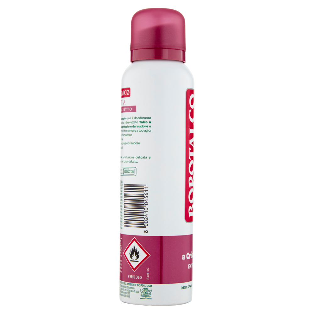 Borotalco Seta Profumo di Talco e Fiori Rosa Deo Spray 150 ml