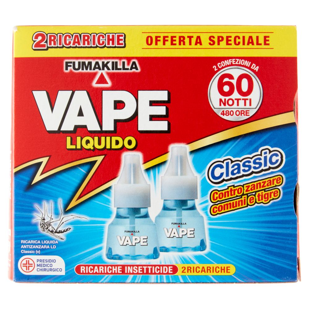 VAPE Liquido Classic Ricarica 2 x 30 ml
