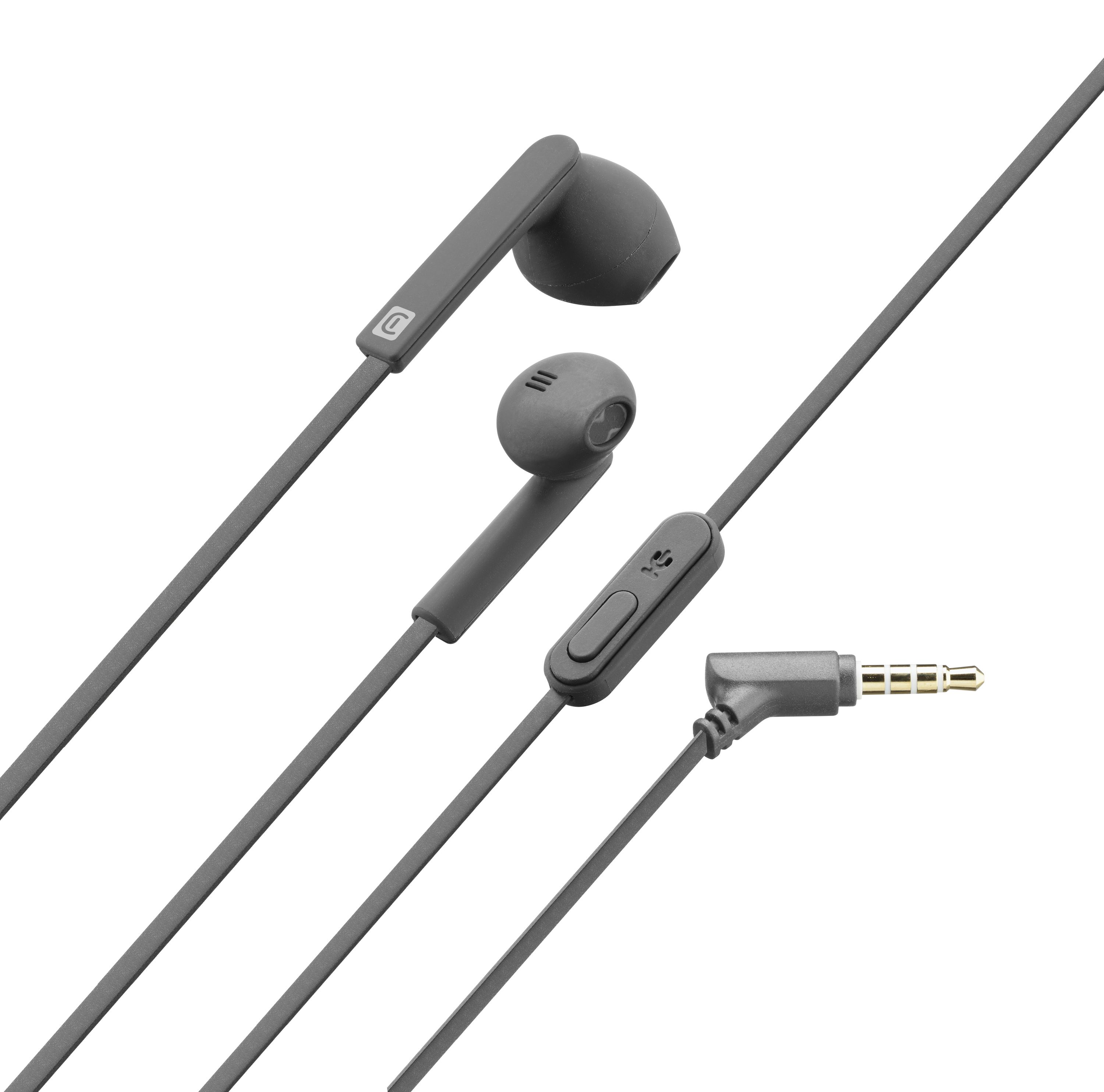 Cellularline MANTIS Auricolari stereo a capsula con microfono e tasto di risposta