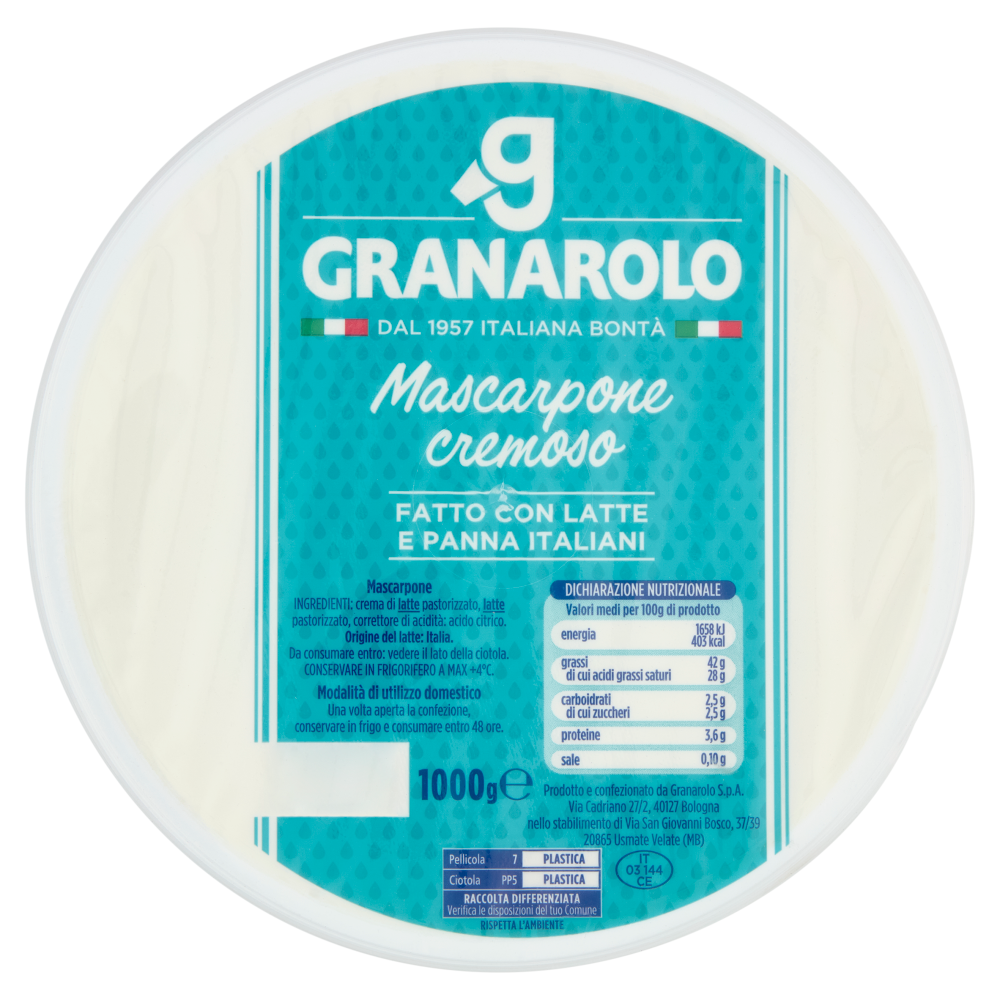 Granarolo Mascarpone cremoso 1000 g