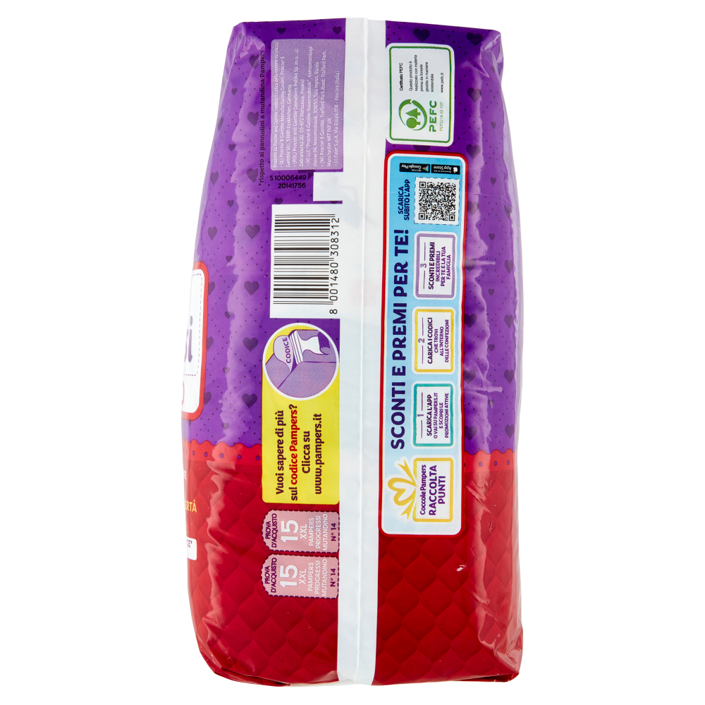 Pampers Progressi Mutandino XXL 30 pz