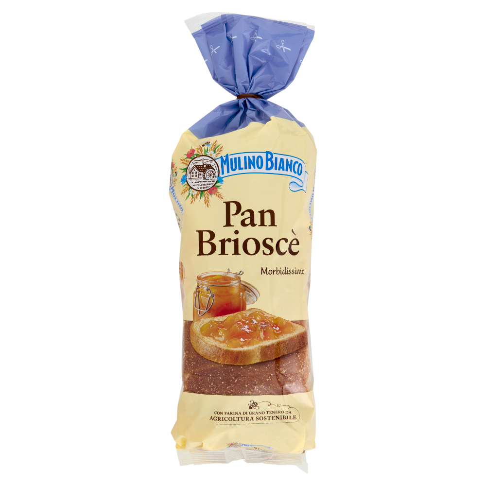 Mulino Bianco Pan Briosc&egrave; Pane Ideale per Colazione 400g