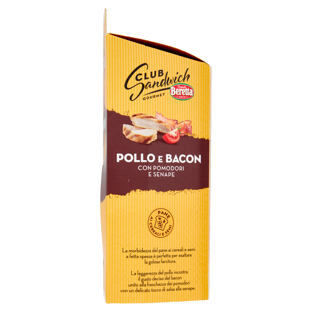 Fratelli Beretta Club Sandwich Gourmet Pollo e Bacon 160 g