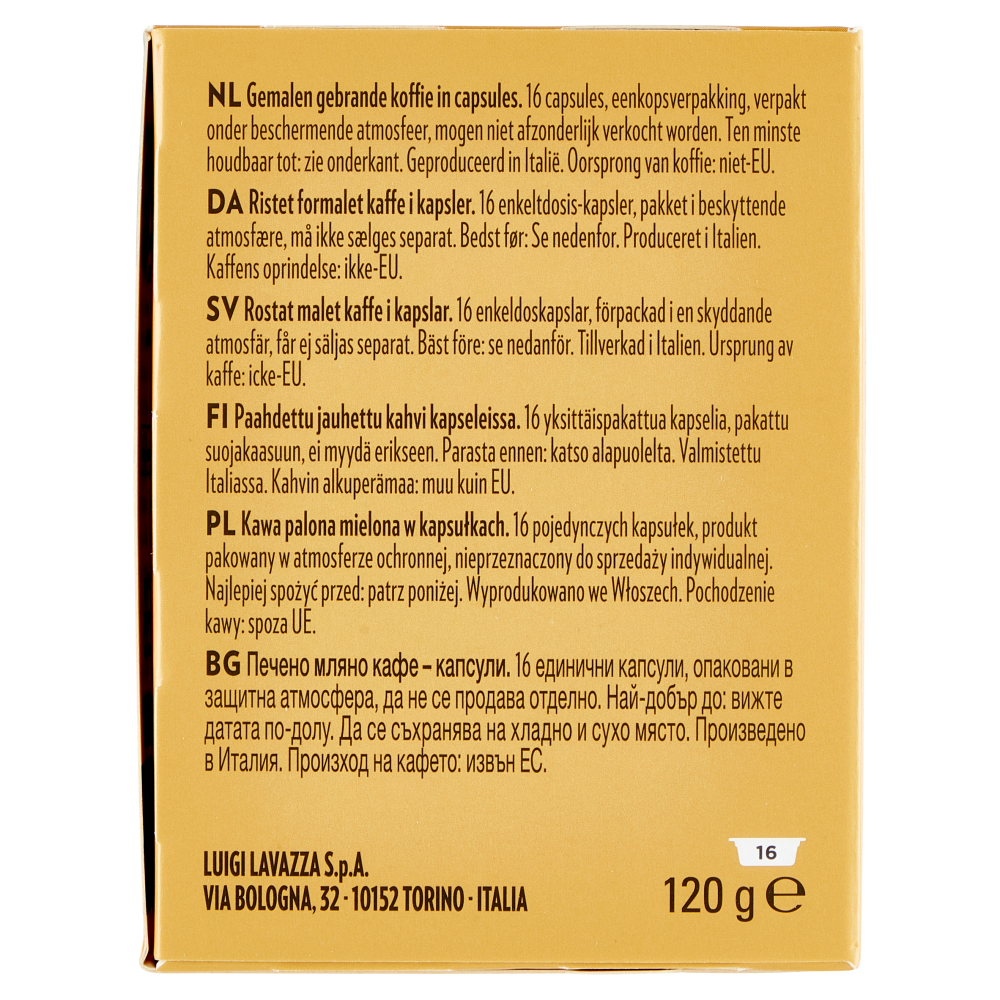 Lavazza A Modo Mio Qualità Oro 16 Capsule 120 g
