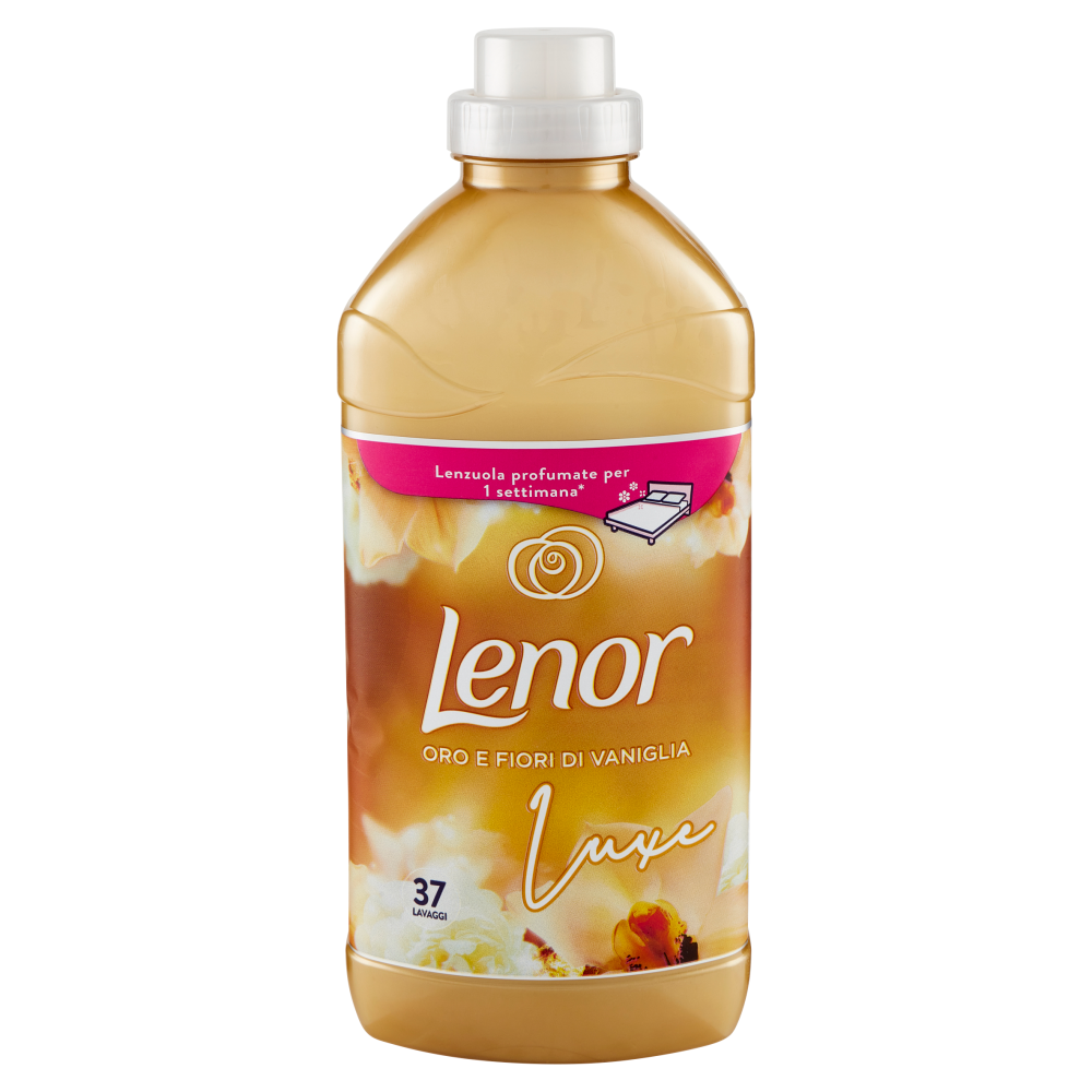 Lenor Ammorbidente Bucato 37 Lavaggi Oro e Fiori di Vaniglia, 925 ml
