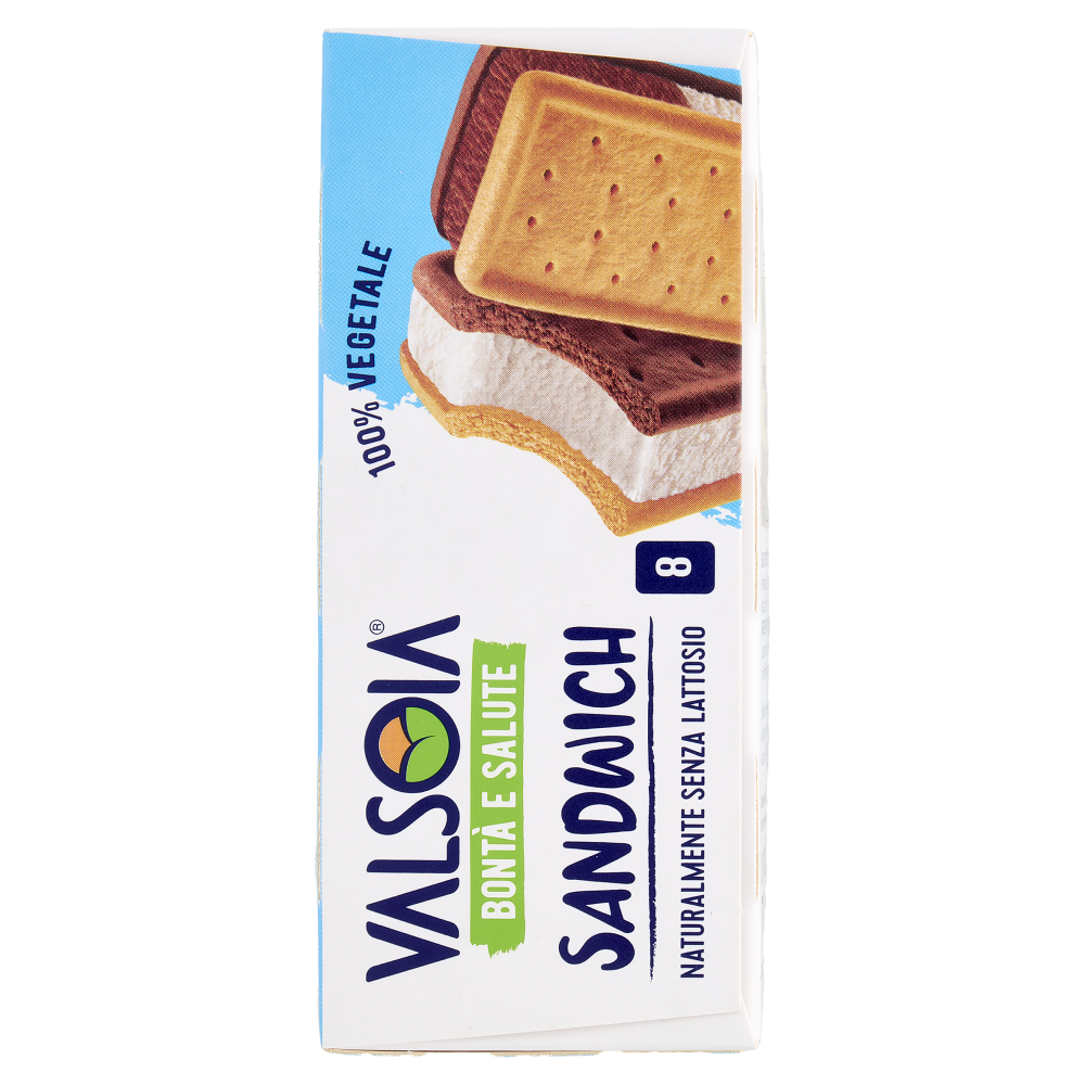 Valsoia Bontà e Salute Sandwich Bianco e Cacao 8 x 40 g