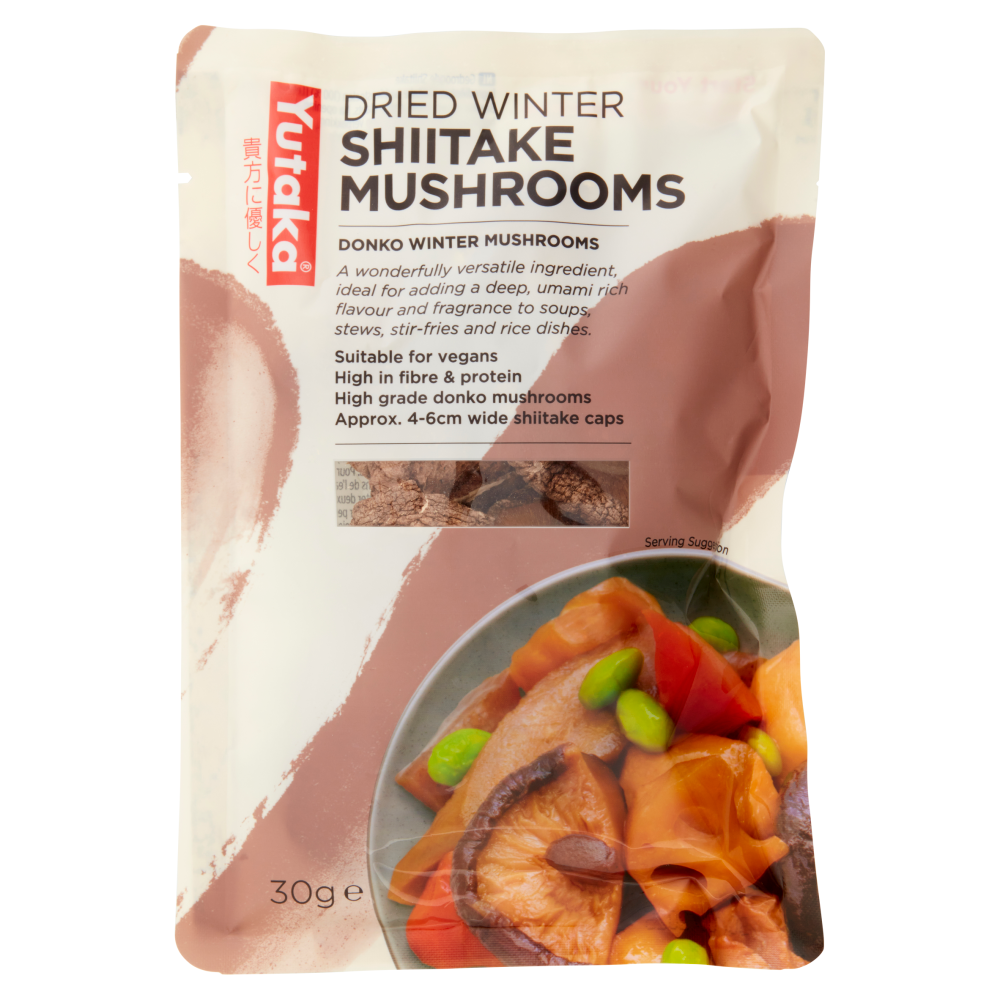 Yutaka Dried Winter Shiitake Mushrooms 30 g