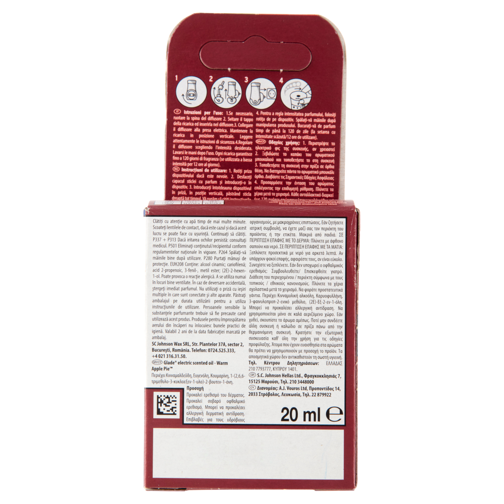 Glade&reg; Liquido Elettrico Ricarica Limited Edition Warm Apple Pie 20ml