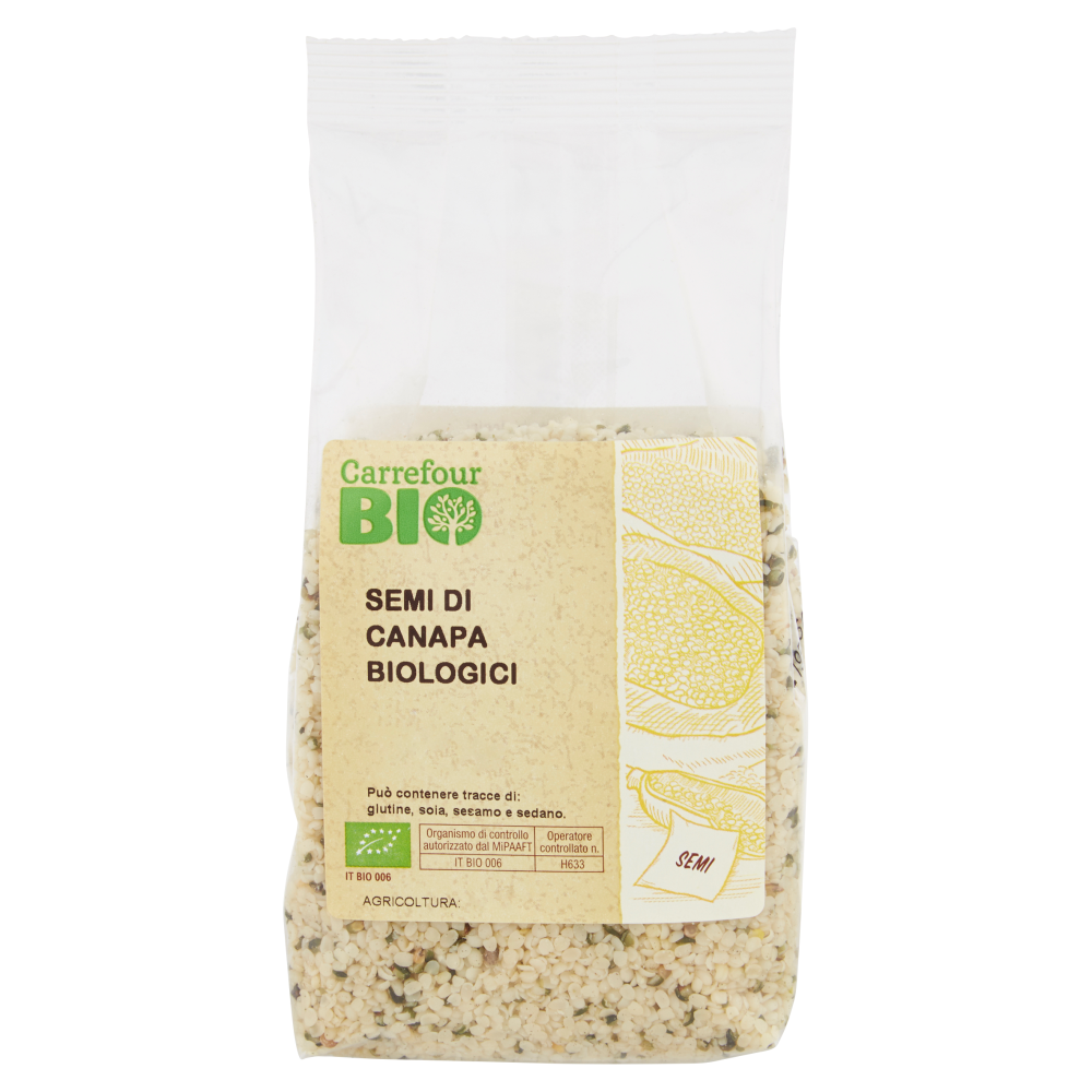 Carrefour Bio Semi di Canapa Biologici 200 g