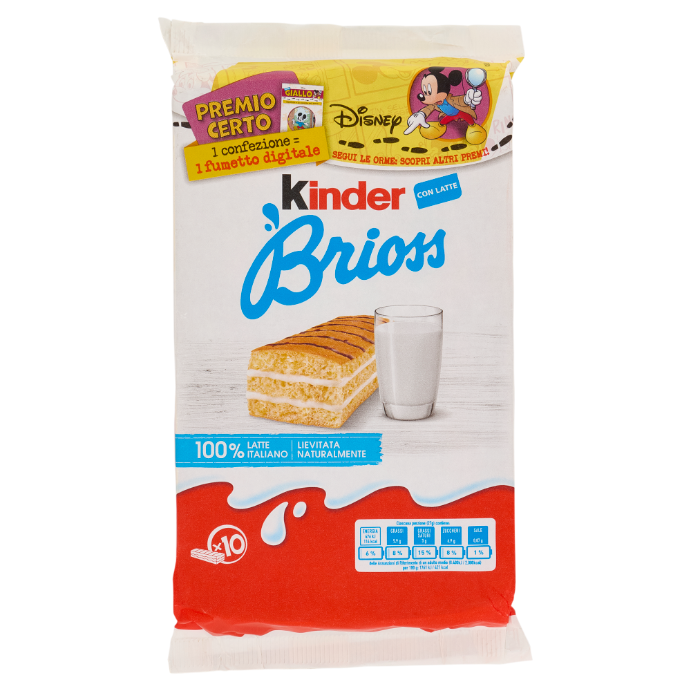 Kinder Brioss 10 X 27 G Carrefour