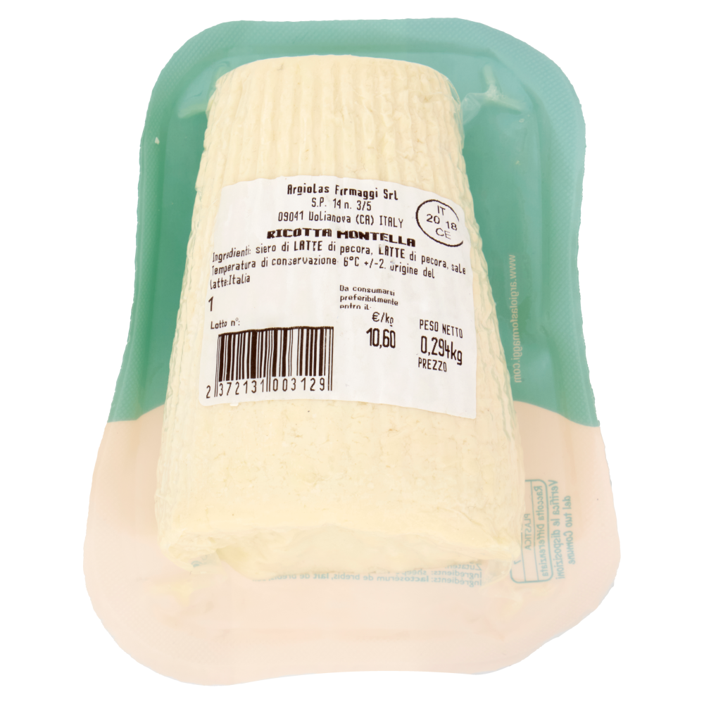 Argiolas Formaggi Vela Bianca Ricotta Stagionata Ovina Montella