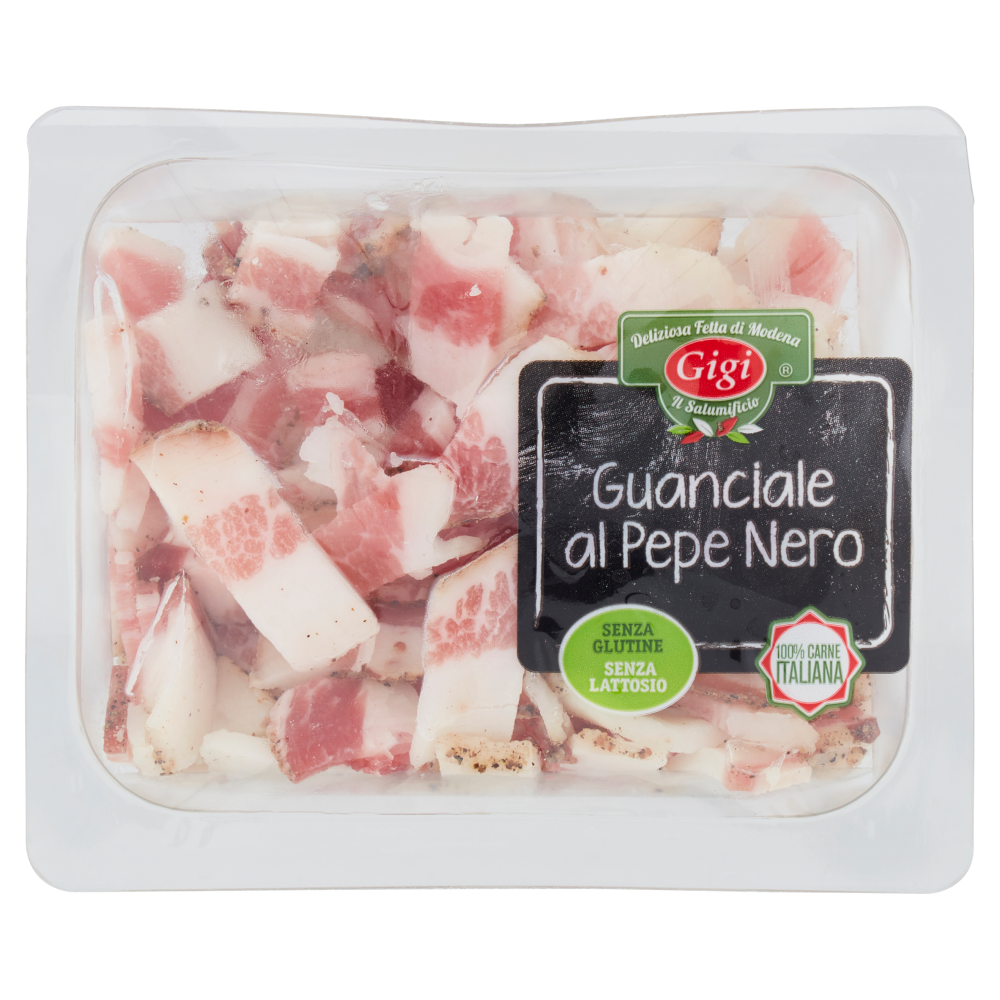 Gigi Guanciale al Pepe Nero 0,100 kg