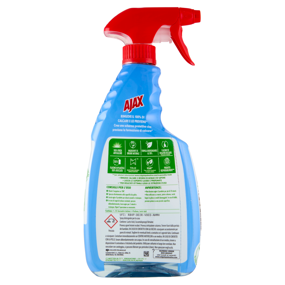 Ajax detersivo spray Shower Power anticalcare per doccia 600 ml Carrefour