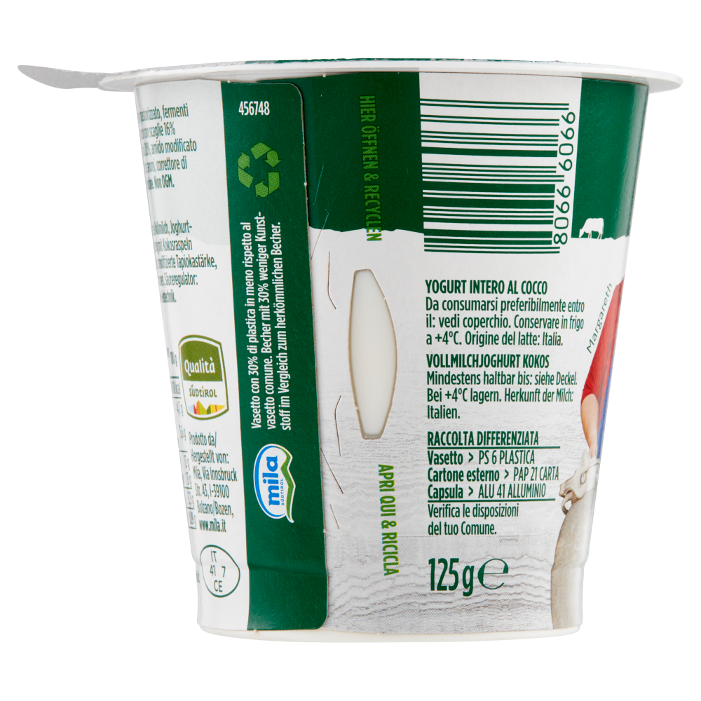mila Yogurt Intero Cocco 125 g