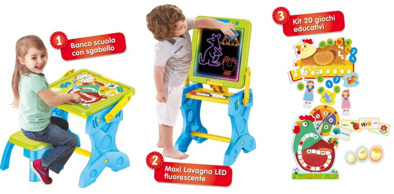 Lisciani Carotina Banchetto Led Gioco E Imparo 3 In 1