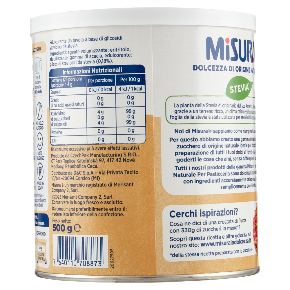 Misura Stevia* 500 g