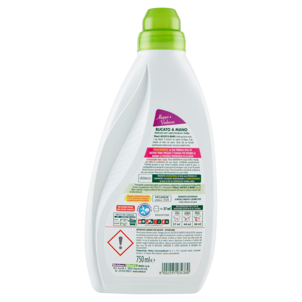 Winni's Bucato a Mano Aleppo e Verbena 750 ml