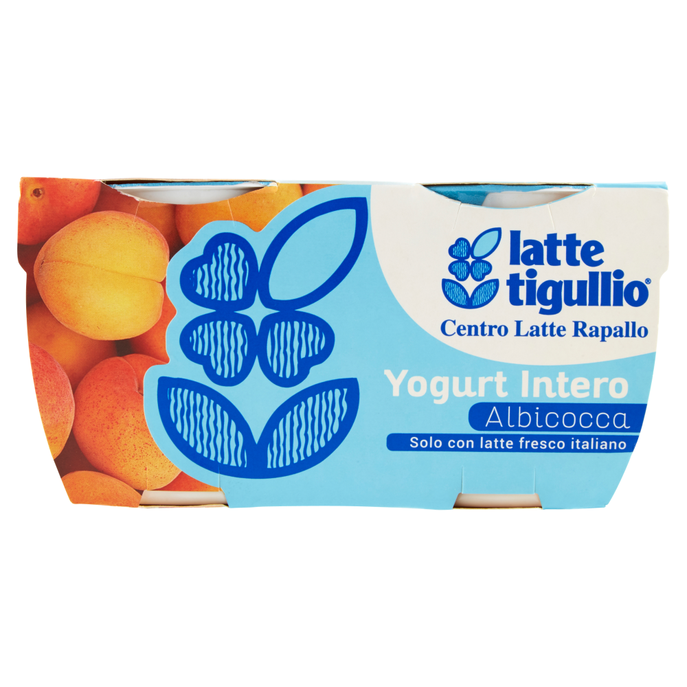 latte tigullio Yogurt Intero Albicocca 2 x 125 g