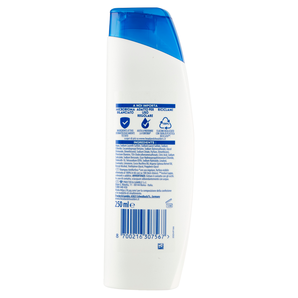 Head & Shoulders Shampoo Antiforfora Suprême Idrata 250 ml