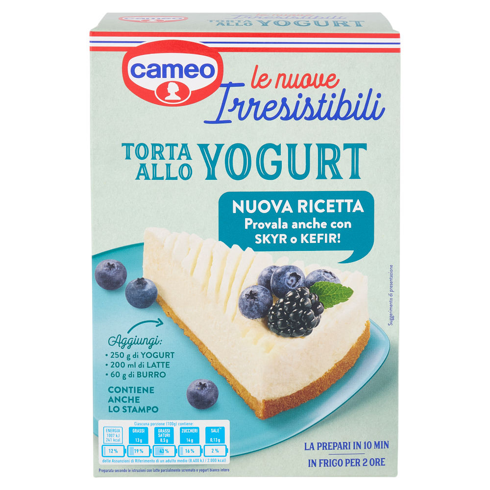 cameo le nuove Irresistibili Torta allo Yogurt 235 g