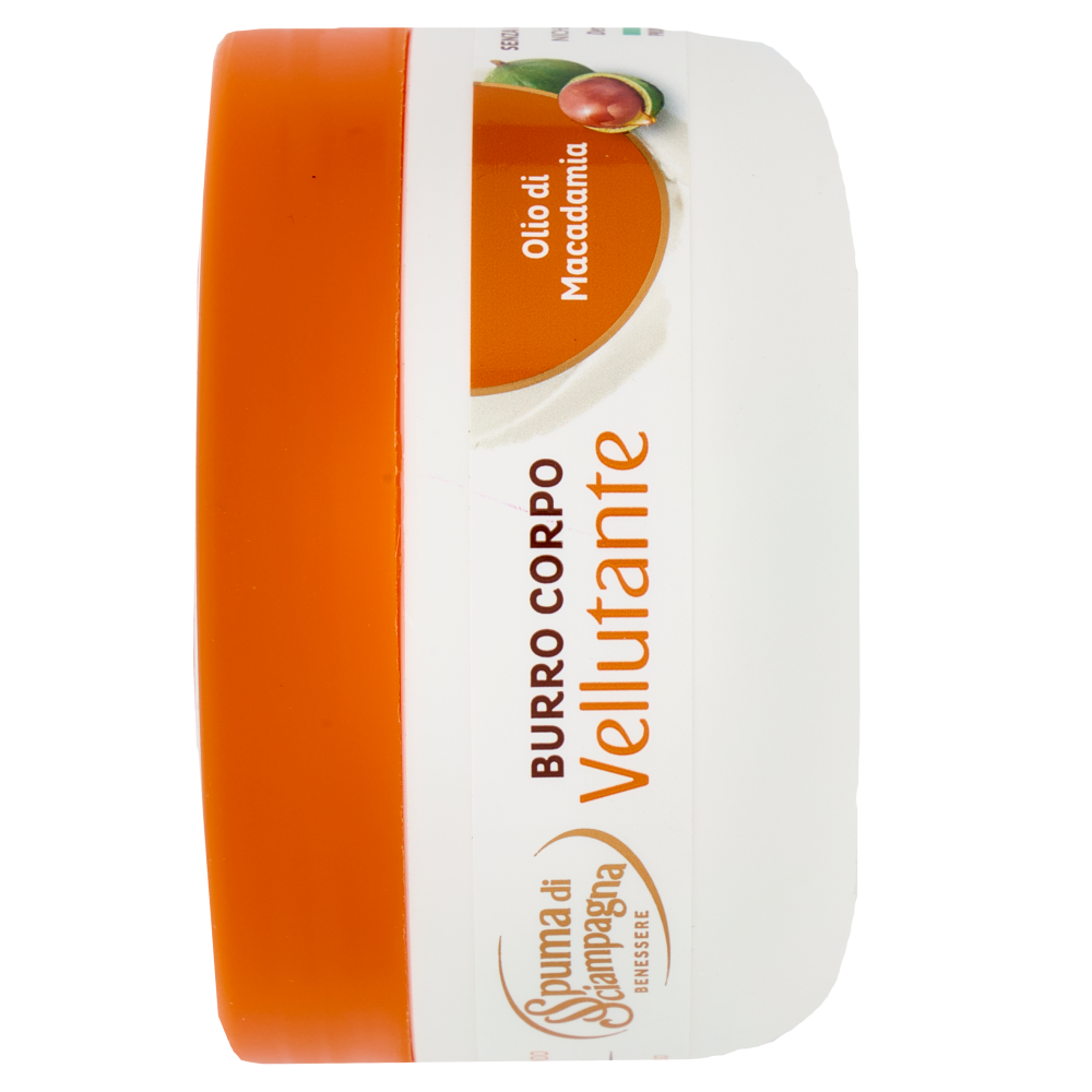 Spuma di Sciampagna Benessere Burro Corpo Vellutante Olio di Macadamia 200 ml