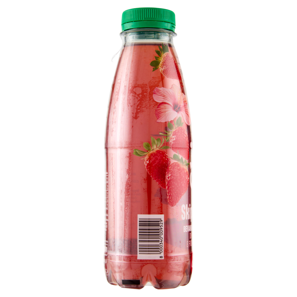 Zuegg Skipper SkipWater Bevanda Dissetante di Fragola e Fiori di Ibisco 500 ml