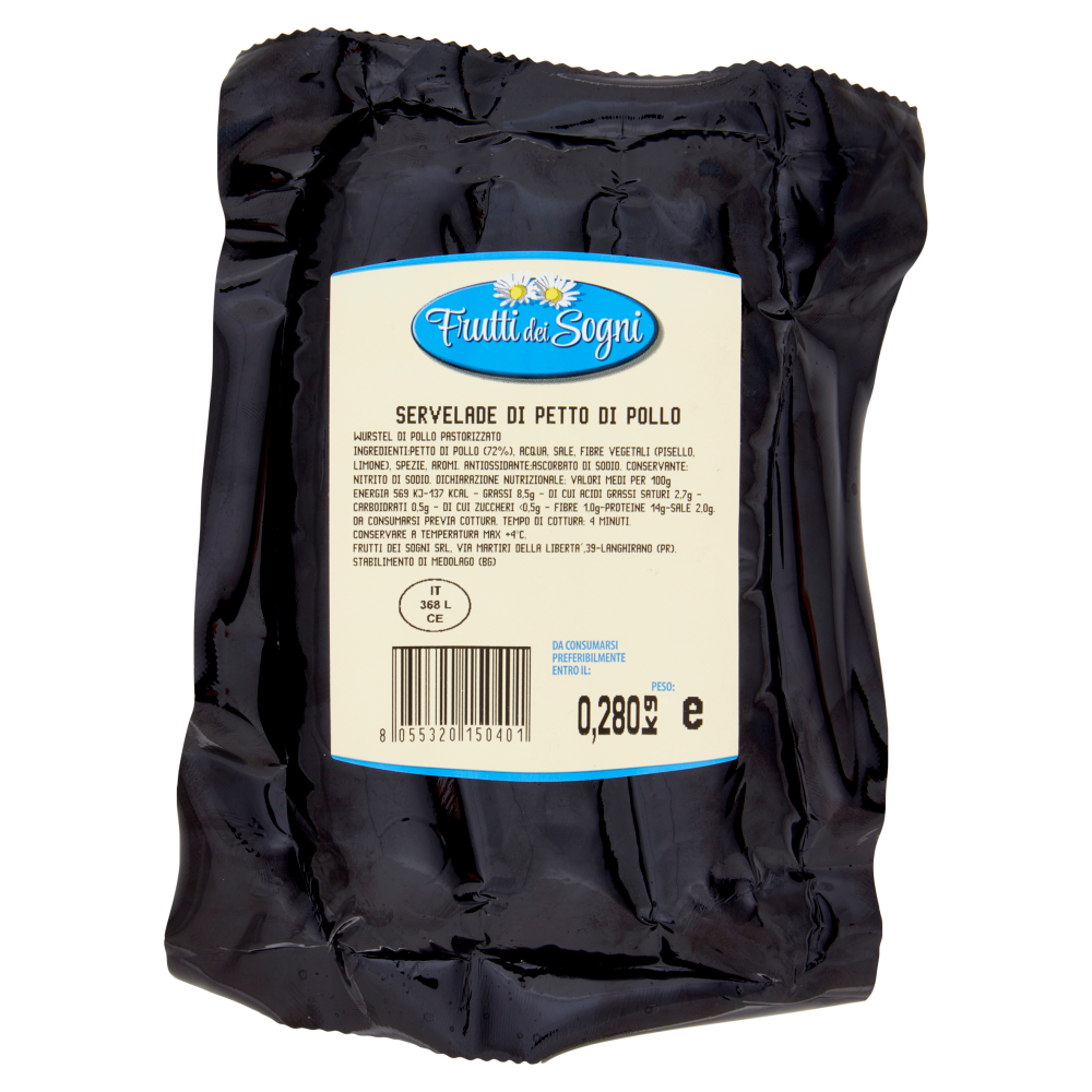 Frutti dei Sogni BBQ Servelade di Pollo 0,280 kg