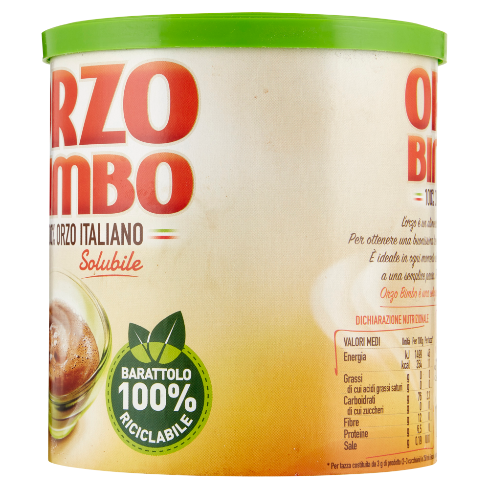 Orzo Bimbo Solubile da orzo 100% italiano 120 g