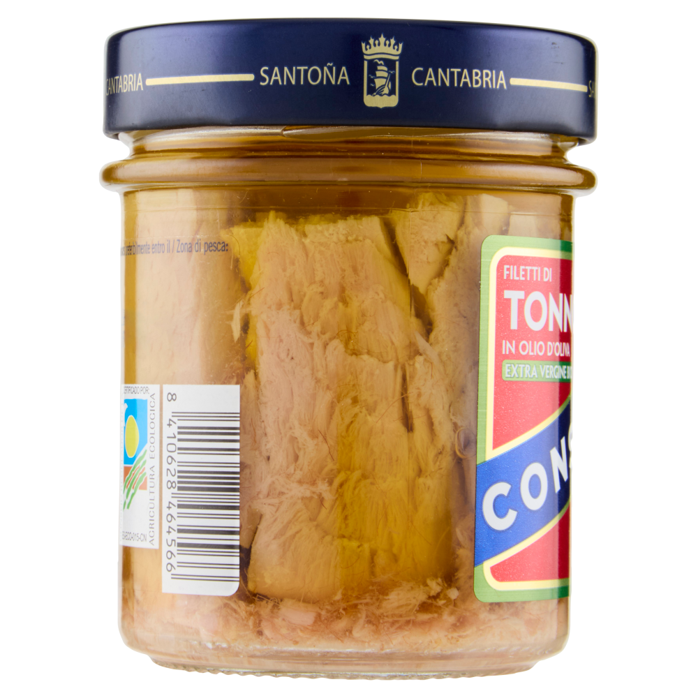Consorcio Filetti di Tonno in Olio di Oliva Extra Vergine Bio 180 g