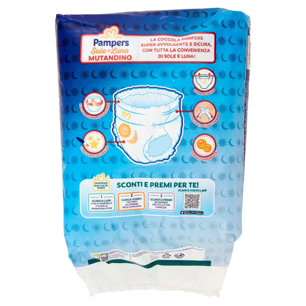 Pampers Sole e Luna Mutandino Maxi 15 pz