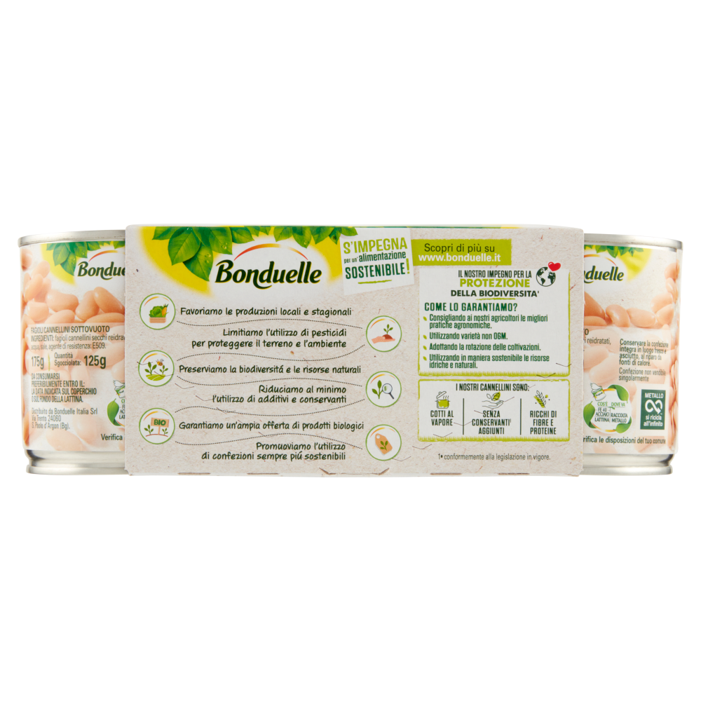 Bonduelle Cannellini al Vapore 3 x 175 g