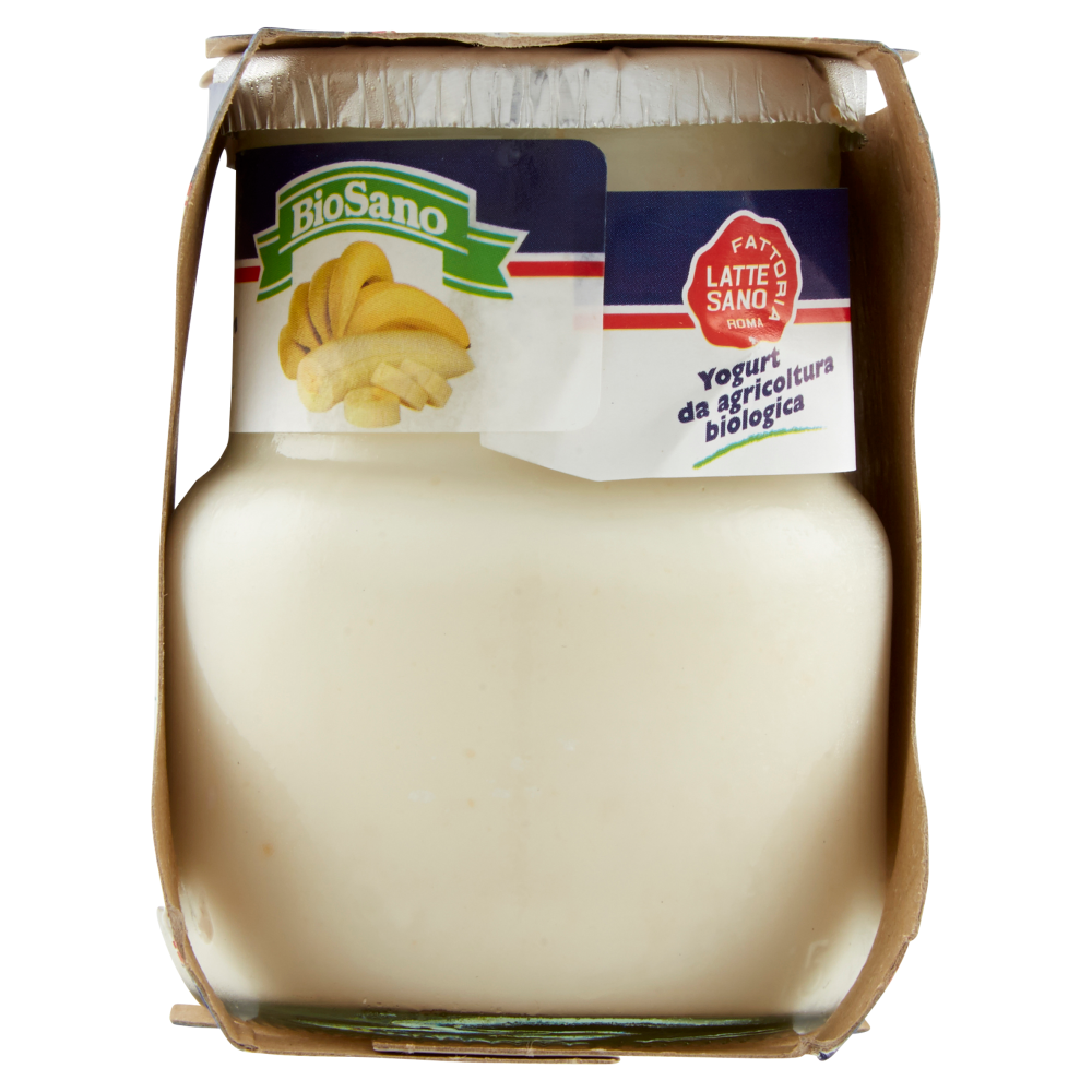 Fattoria Latte Sano BioSano Yogurt da agricoltura biologica Banana 2 x 125 g