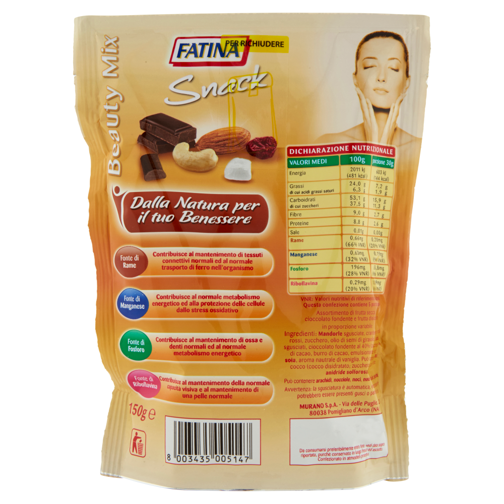 Fatina Beauty Mix Snack Bellezza e Benessere 150 g