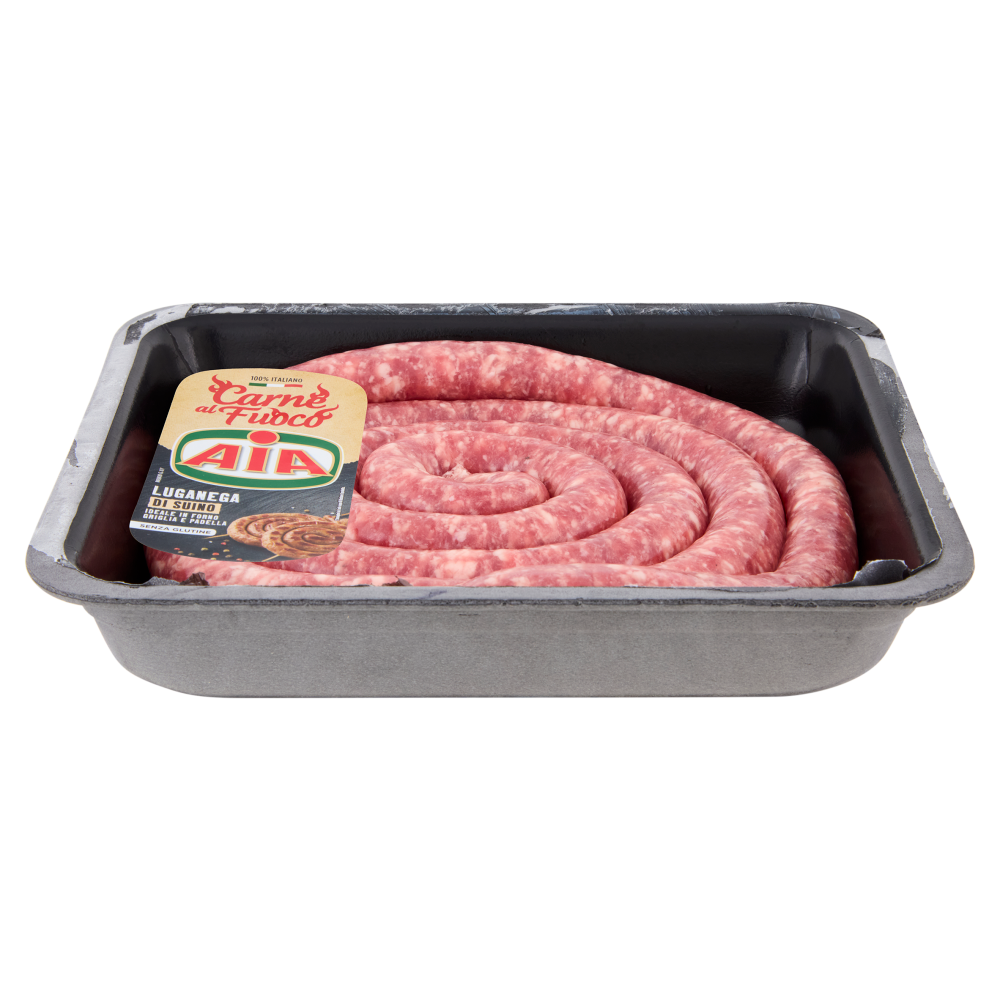 Aia Carne al Fuoco Luganega di Suino 0,500 kg