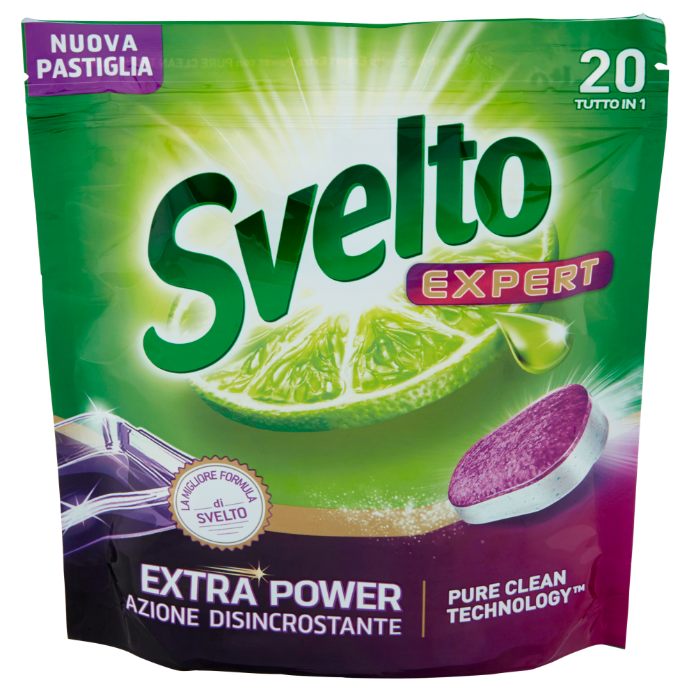 Svelto Expert Extra Power Azione disincrostante 20 Pastiglie