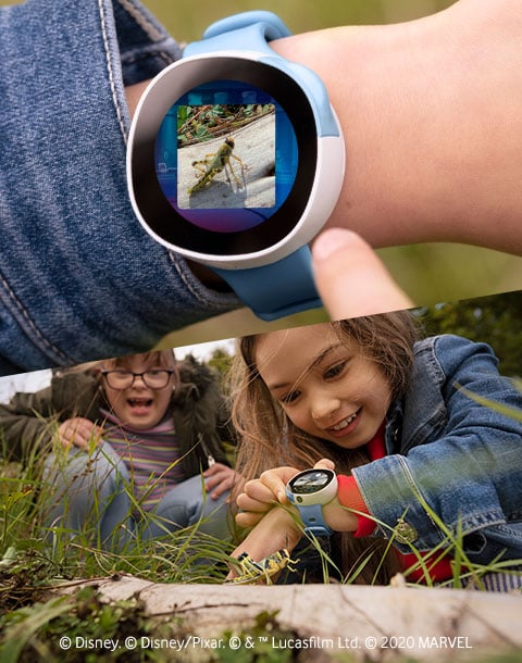 Vodafone Neo 44.5 mm Touch screen Blu, Bianco