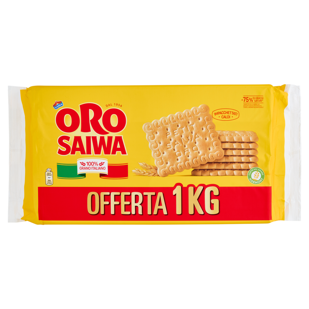 Oro Saiwa biscotti secchi Classici - 1 Kg