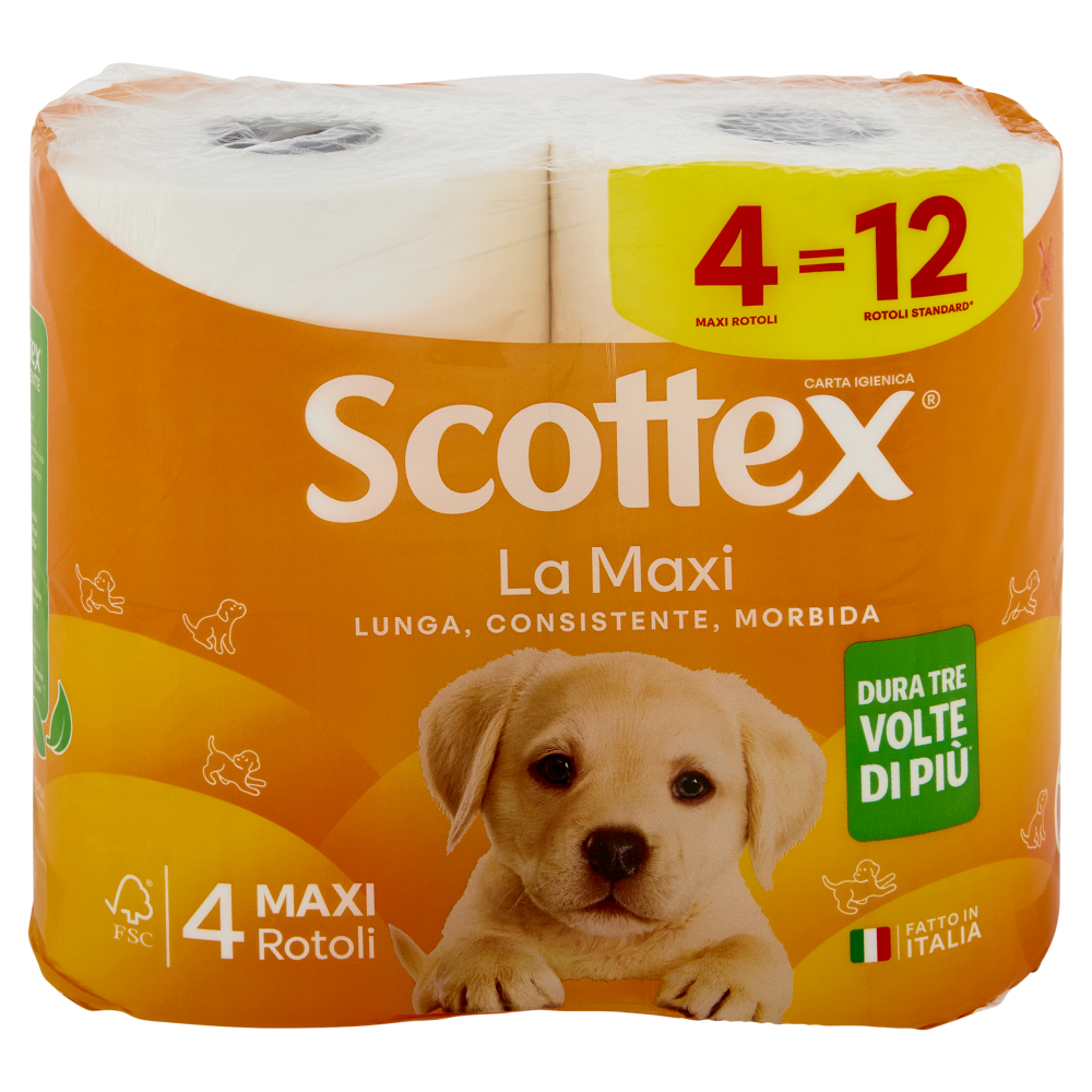 Scottex la Maxi Carta Igienica 4 pz