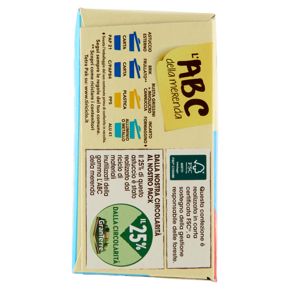 Parmareggio l'ABC della merenda con Formaggino al Parmigiano Reggiano