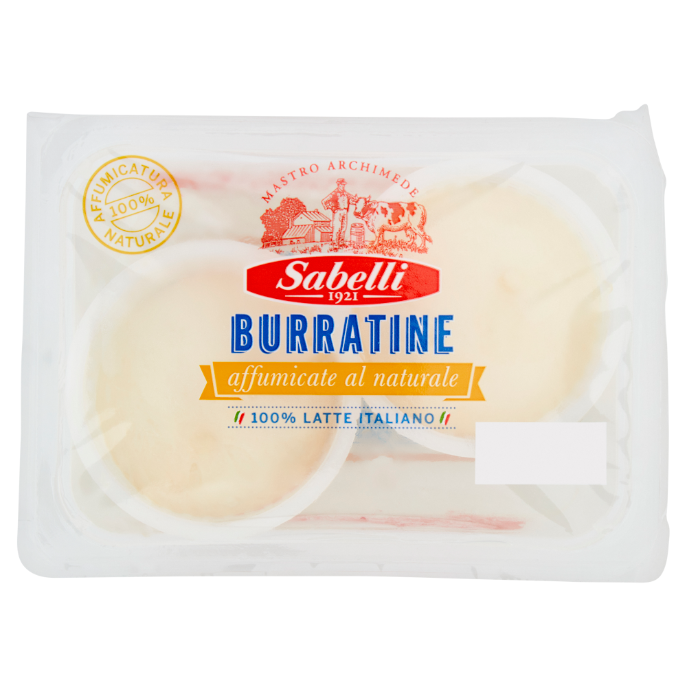 Sabelli Burratine affumicate al naturale 2 x 100 g