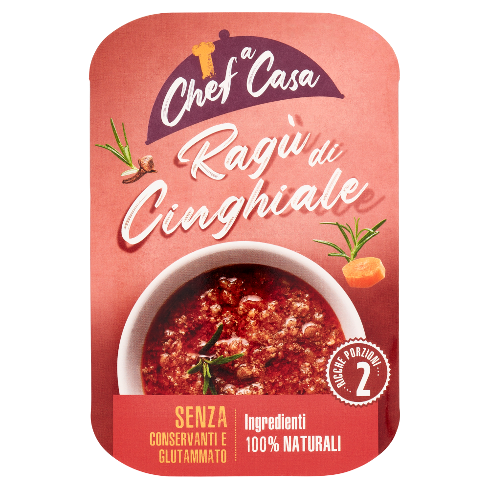 Chef a Casa Rag&ugrave; di Cinghiale 220 g