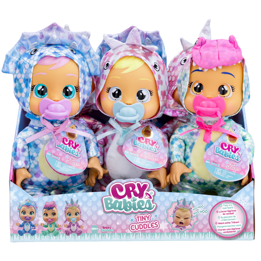 IMC Toys Cry Babies Tiny Cuddles Dinos