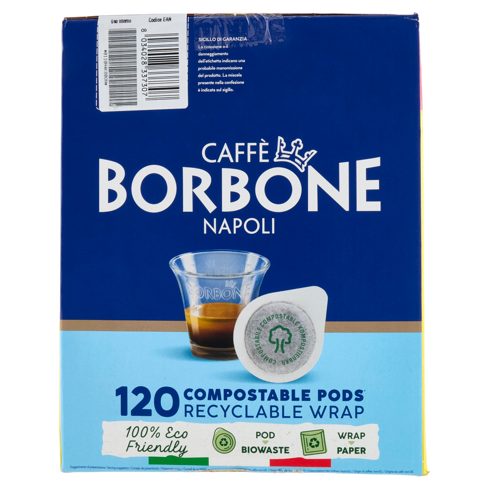 Caffè Borbone Miscela Decisa Cialde Compostabili* 120 x 7,2 g