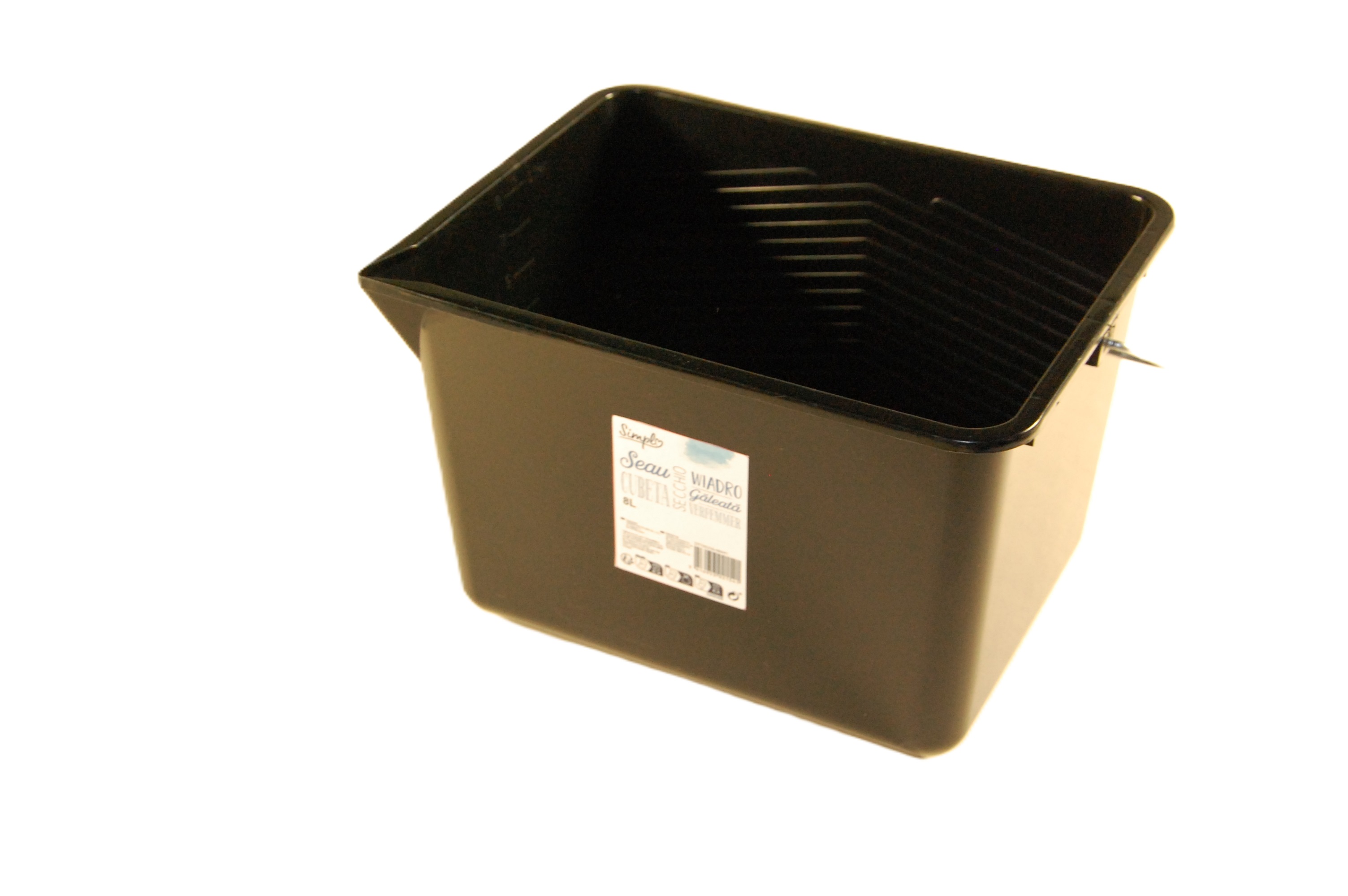 Simpl secchio di plastica 8lt