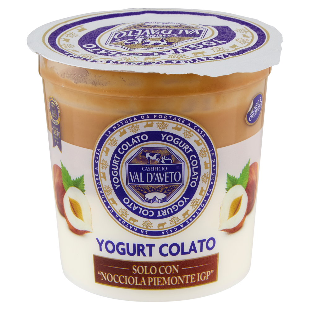 Caseificio Val d'Aveto Yogurt Colato Solo con "Nocciola Piemonte IGP" 150 g