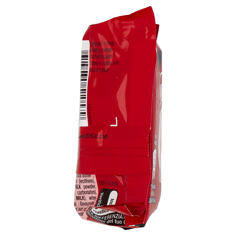 KITKAT Dark Wafer ricoperto di Cioccolato Fondente 3 snack da 41,5g