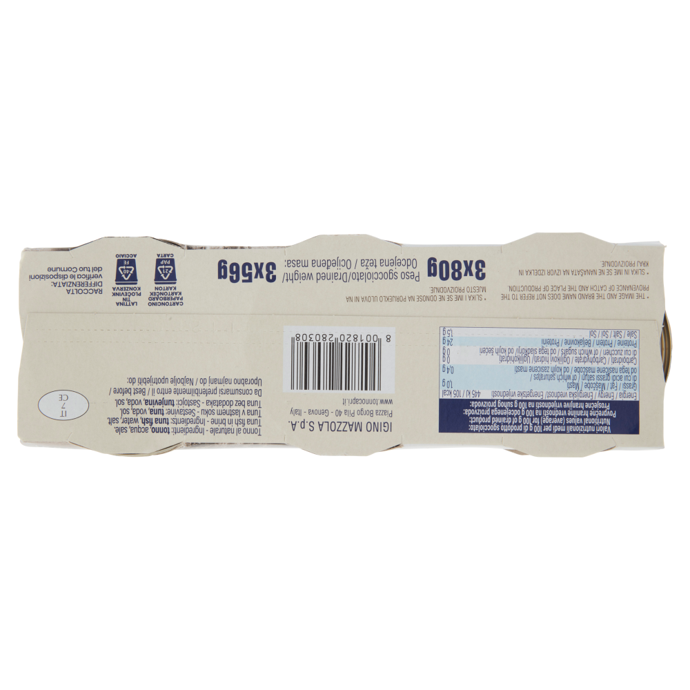 Capri Tonno al Naturale 3 x 80 g