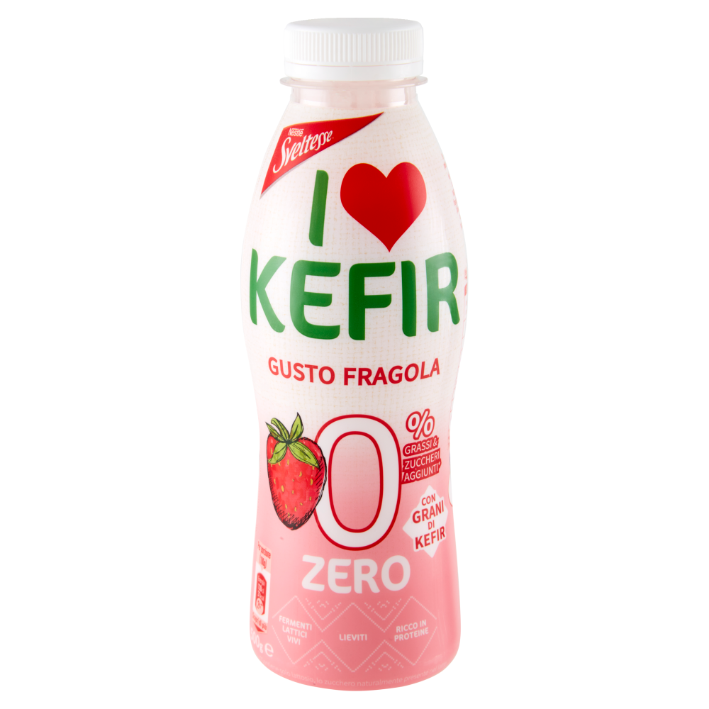 SVELTESSE I Love Kefir Gusto Fragola Zero 500 g
