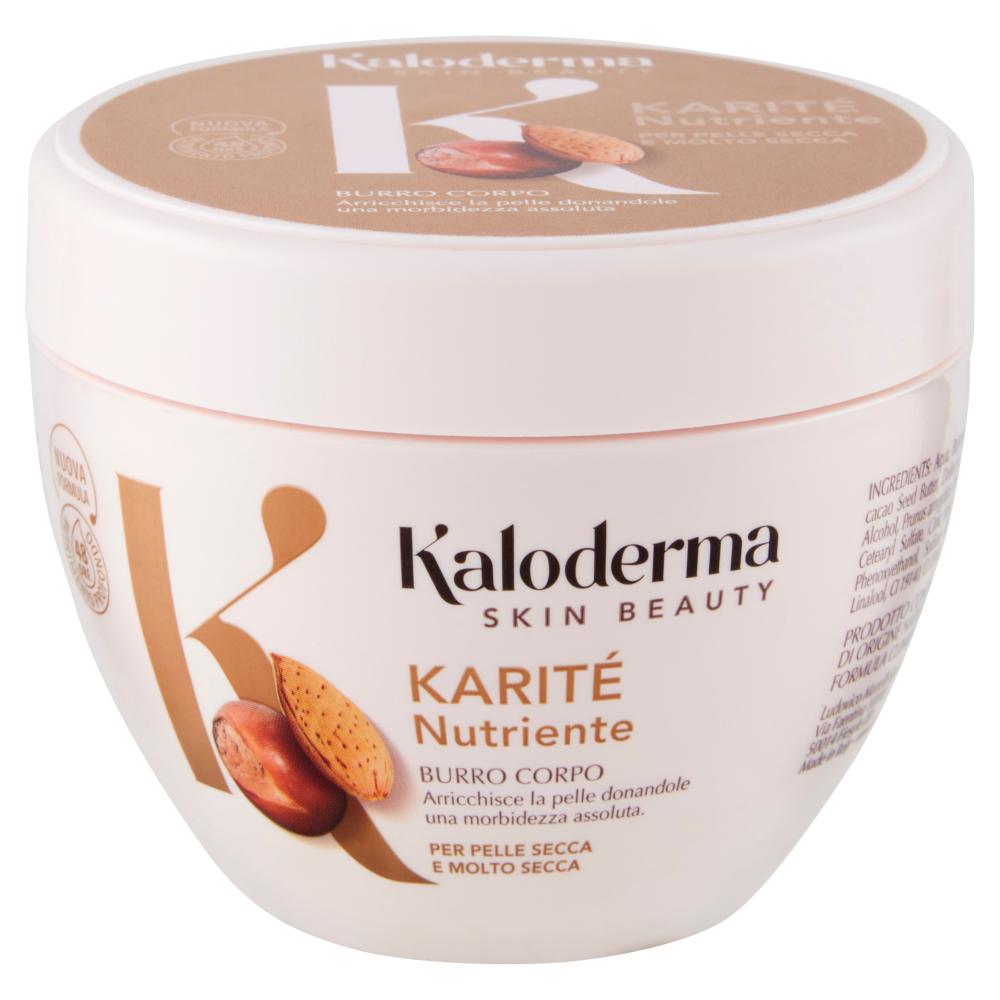 Kaloderma Karité Nutriente Burro Corpo per Pelle Secca e Molto Secca 300 ml